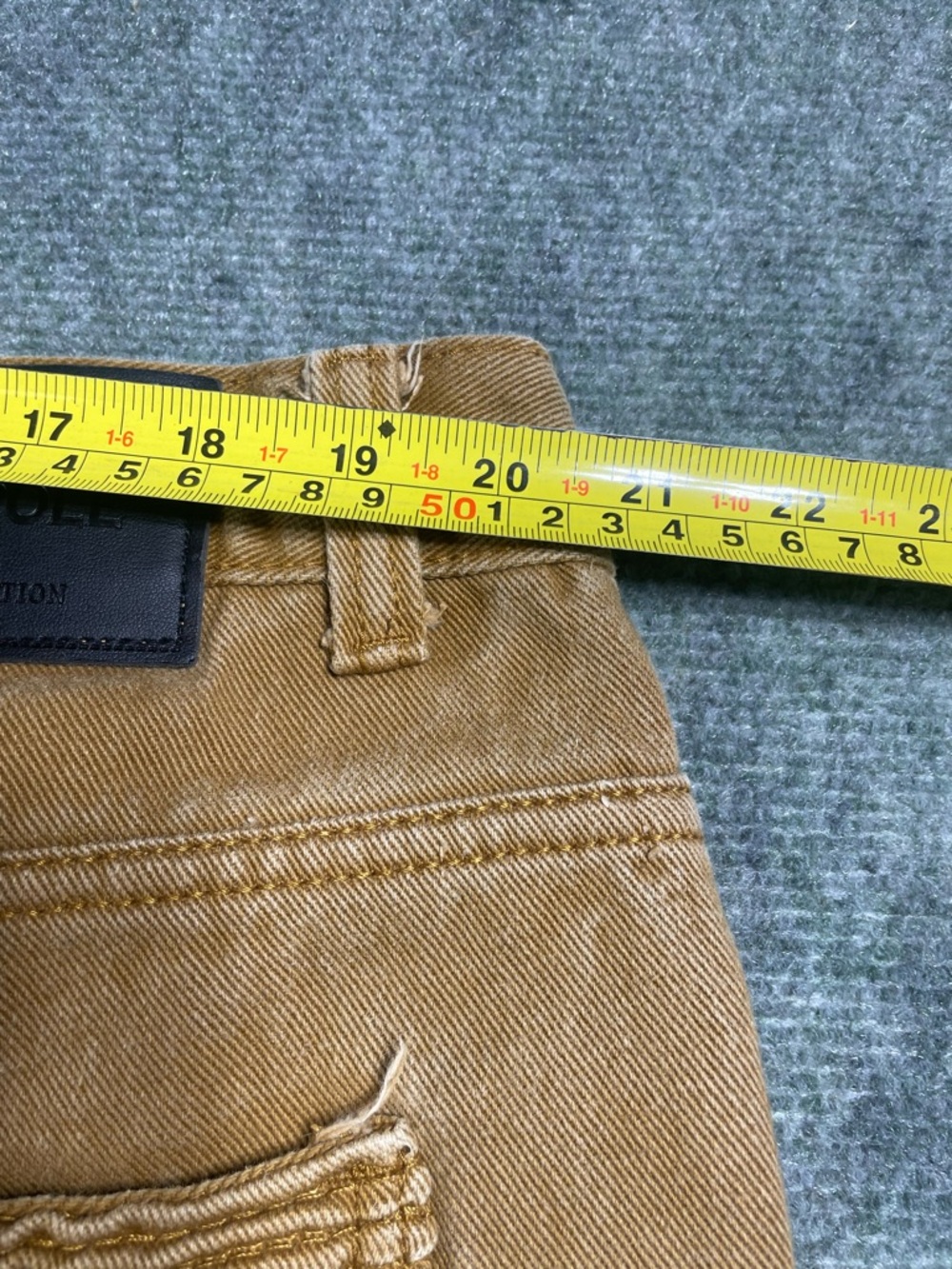 South‎ Pole Men's Tan Ribbed-Knee Chino Pants - Picture 12 of 14